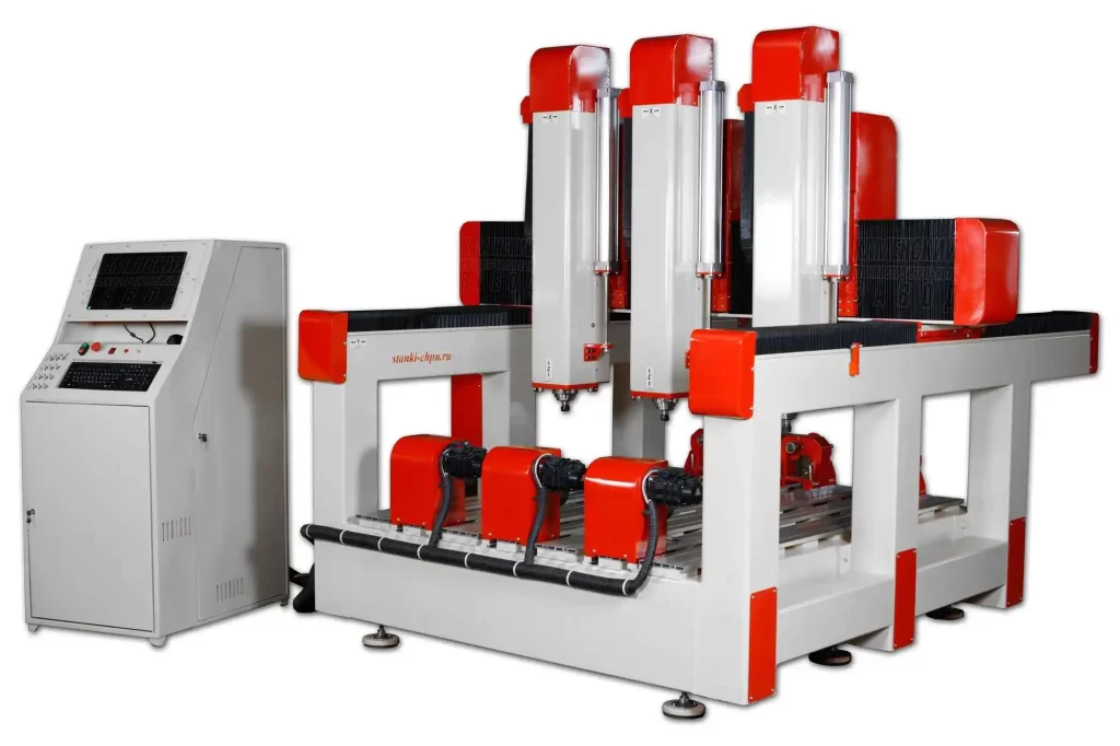 Фрезерный 5-осевой станок ЧПУ по камню 17KX3 — фото 2